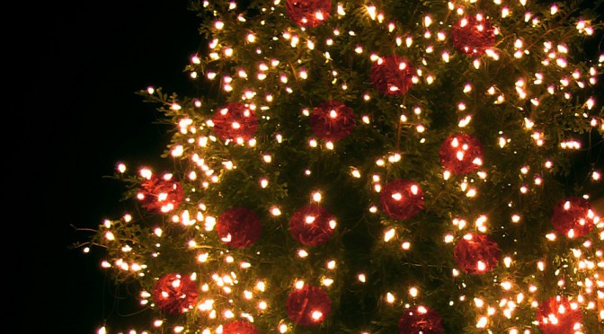 Der Weihnachtsbaum am Rockefeller Plaza